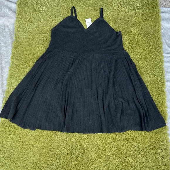 a new day Dresses & Skirts - Charcoal Pleated Midi Sweater Dress - A New Day NWT Size 4X